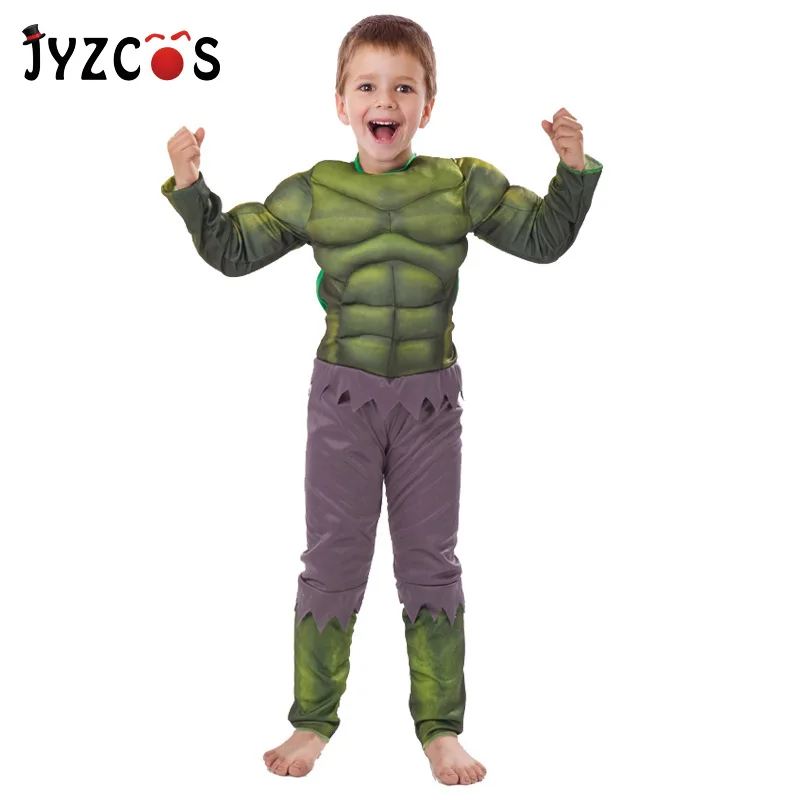 JYZCOS Kids Hulk Costume Halloween Costume Carnival Party Fancy Dress Boy Children Avengers Hulk Muscle Cosplay Clothing
JYZCOS Kids Hulk Costume Halloween Costume Carnival Party Fancy Dress Boy Children Avengers Hulk Muscle Cosplay Clothing