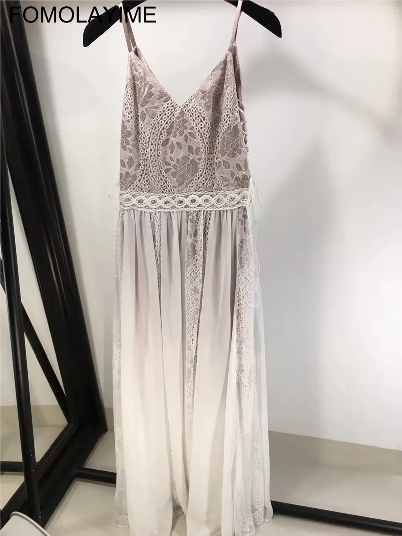 FOMOLAYIME New Vestidos Women 2019 Summer V Neck Sexy Bohemian Long Spaghetti Strap Dress
FOMOLAYIME New Vestidos Women 2019 Summer V Neck Sexy Bohemian Long Spaghetti Strap Dress