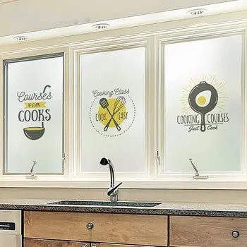 Cooking class Custom size glass stickers Film on the window static cling Privacy kitchen Sliding door bakery Cake house decor
Cooking class Custom size glass stickers Film on the window static cling Privacy kitchen Sliding door bakery Cake house decor