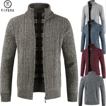 2019 New Autumn Winter Men's Sweatercoat Faux Fur Wool Sweater Jackets Men Zipper Knitted Thick Cardigan Warm Casual Knitwear
2019 New Autumn Winter Men's Sweatercoat Faux Fur Wool Sweater Jackets Men Zipper Knitted Thick Cardigan Warm Casual Knitwear