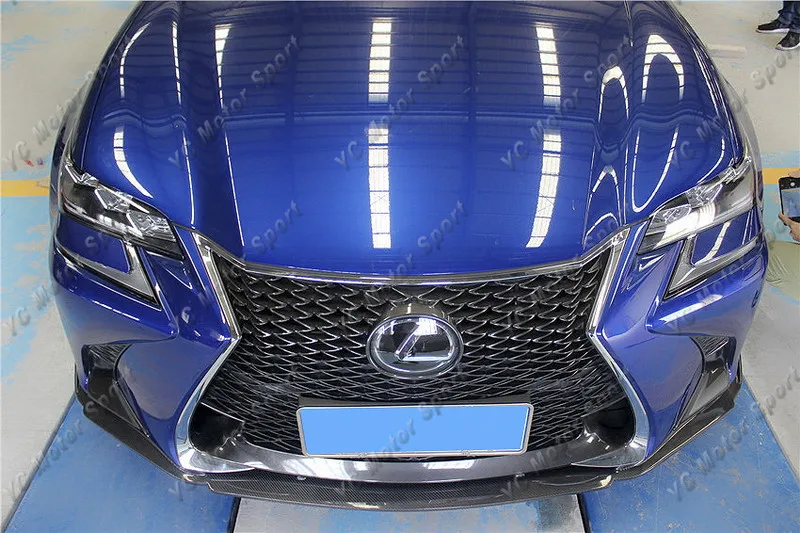 2016-2018 Lexus GS F Sport AIMGAIN Style Front Lip CF (105)_