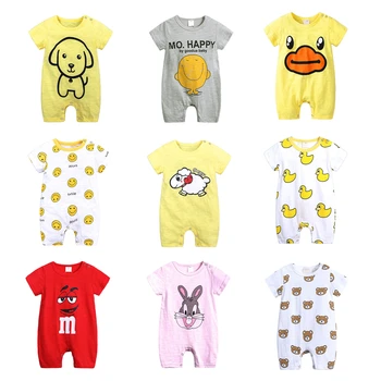 Cute Cartoon Baby Rompers Summer New Short-sleeved Cotton Jumpsuit Newborn Baby Girl Clothes Infant Boys Overalls Toddler Romper
Cute Cartoon Baby Rompers Summer New Short-sleeved Cotton Jumpsuit Newborn Baby Girl Clothes Infant Boys Overalls Toddler Romper