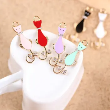 30pcs 12*38MM Gold Tone Plated DIY Jewelry Necklace Charm Pendants Animal Cat Shape Oil Drop Phone Chain Charm Pendant
30pcs 12*38MM Gold Tone Plated DIY Jewelry Necklace Charm Pendants Animal Cat Shape Oil Drop Phone Chain Charm Pendant
