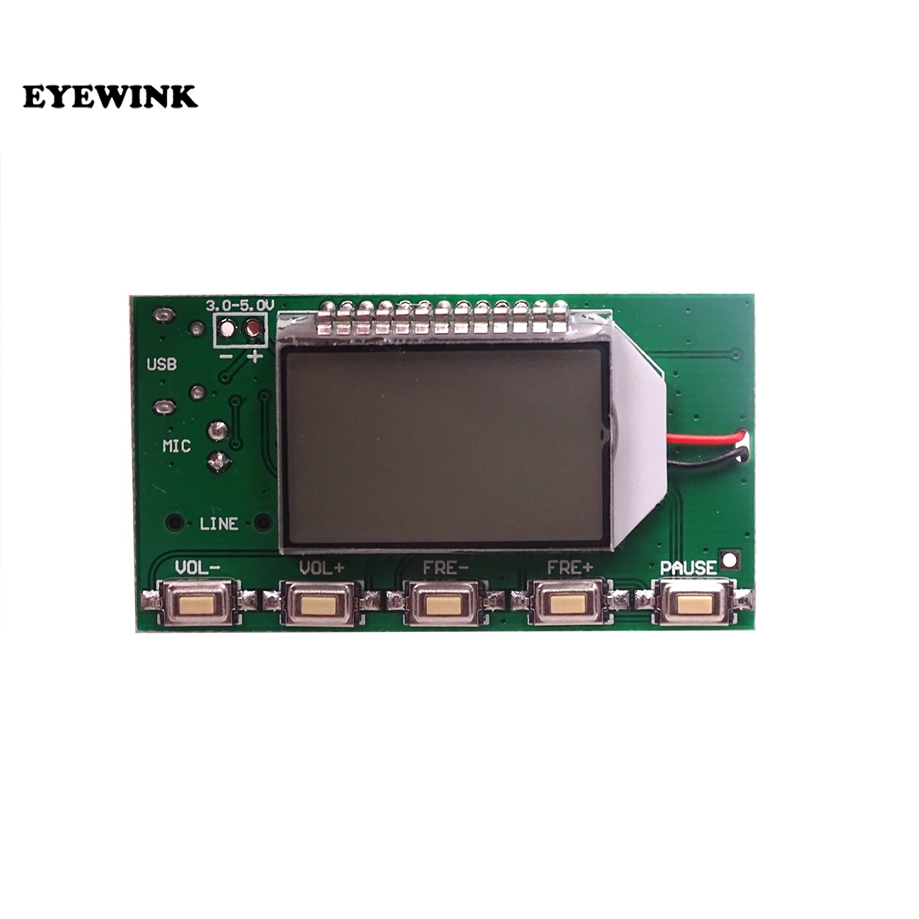 DSP PLL 87-108MHz Stereo FM Transmitter Module Digital Digital Wireless Microphone Board Multi-function Frequency Modulation
DSP PLL 87-108MHz Stereo FM Transmitter Module Digital Digital Wireless Microphone Board Multi-function Frequency Modulation