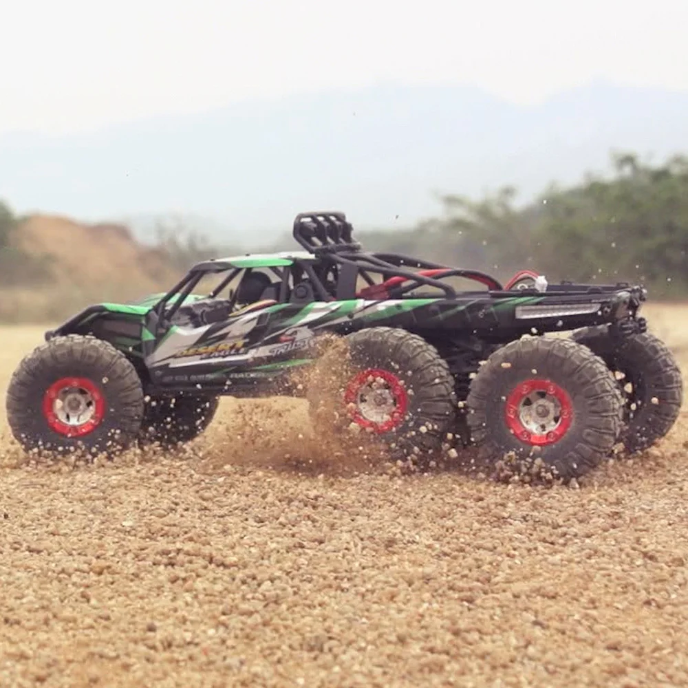 

2019 New Arrival FEIYUE FY06 1:12 2.4GHz 6WD RC Off-road Desert Truck RTR 60km High-speed / Metal Shock Absorber Racing Cars