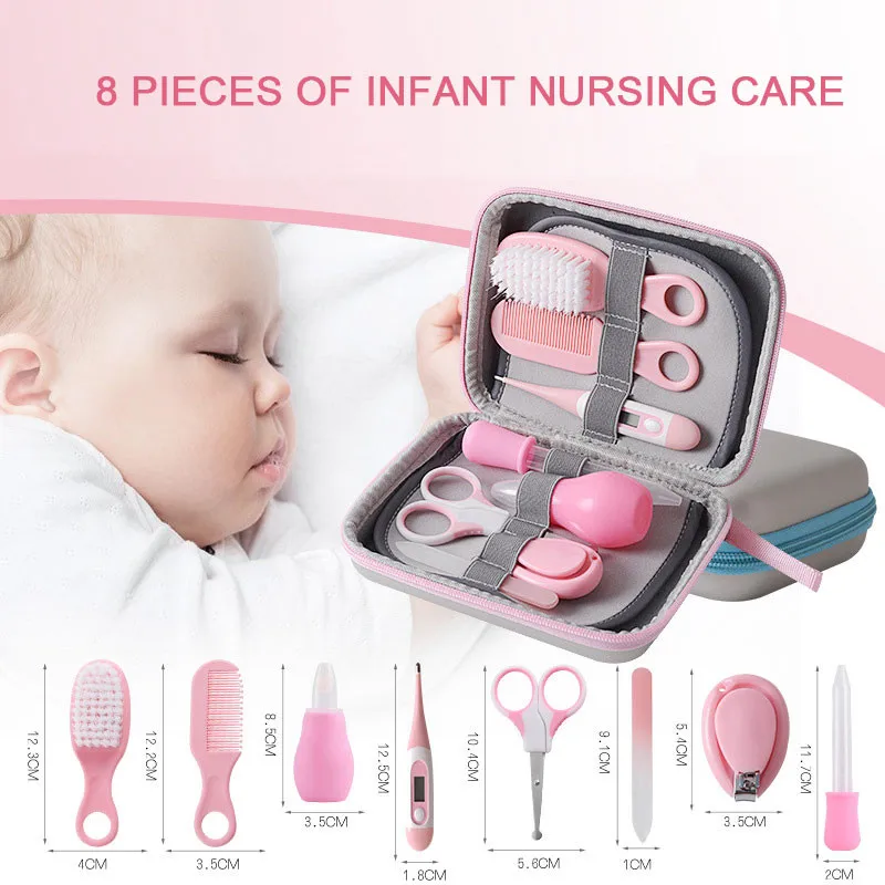 8Pcs/set Portable Baby Nail Clipper Comb Brush Set Infant Health Care Kit Infant Grooming Care Nail Clippers Comb Hair Brush Kit
8Pcs/set Portable Baby Nail Clipper Comb Brush Set Infant Health Care Kit Infant Grooming Care Nail Clippers Comb Hair Brush Kit