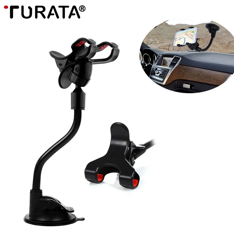 Turata Car Phone Holder Flexible 360 Degree Adjustable Car Mount Mobile Phone Stand Holder Universal For Smartphone 3.5-6 inch
Turata Car Phone Holder Flexible 360 Degree Adjustable Car Mount Mobile Phone Stand Holder Universal For Smartphone 3.5-6 inch