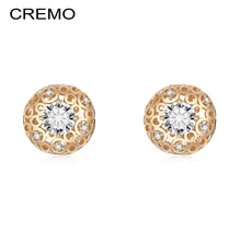 Cremo Round Diamond Shape Stud Earrings For Femme Bijoux Boucles D'oreilles Pour Les Femmes Cristal De Swarovski De Mode 9mm
Cremo Round Diamond Shape Stud Earrings For Femme Bijoux Boucles D'oreilles Pour Les Femmes Cristal De Swarovski De Mode 9mm
