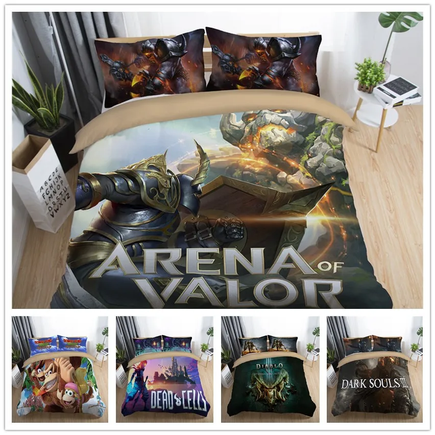 3d valor popular game children duvet cover set king queen double full twin single size bed linen set
3d valor popular game children duvet cover set king queen double full twin single size bed linen set