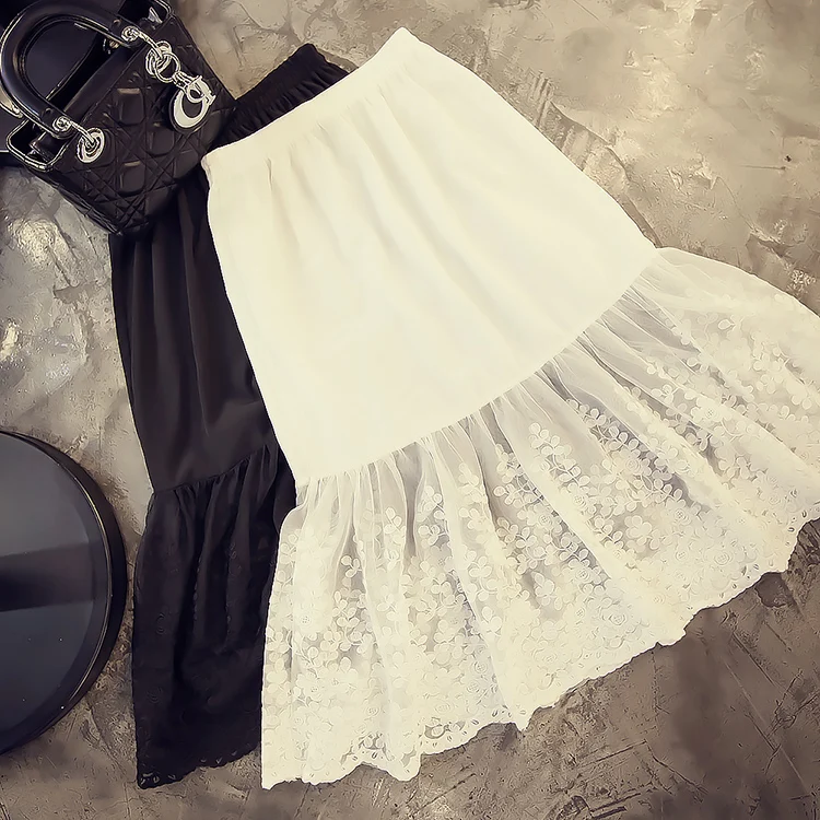 Spring and summer chiffon patchwork gauze fish tail basic underskirt gauze lace half slip short bust skirt
Spring and summer chiffon patchwork gauze fish tail basic underskirt gauze lace half slip short bust skirt