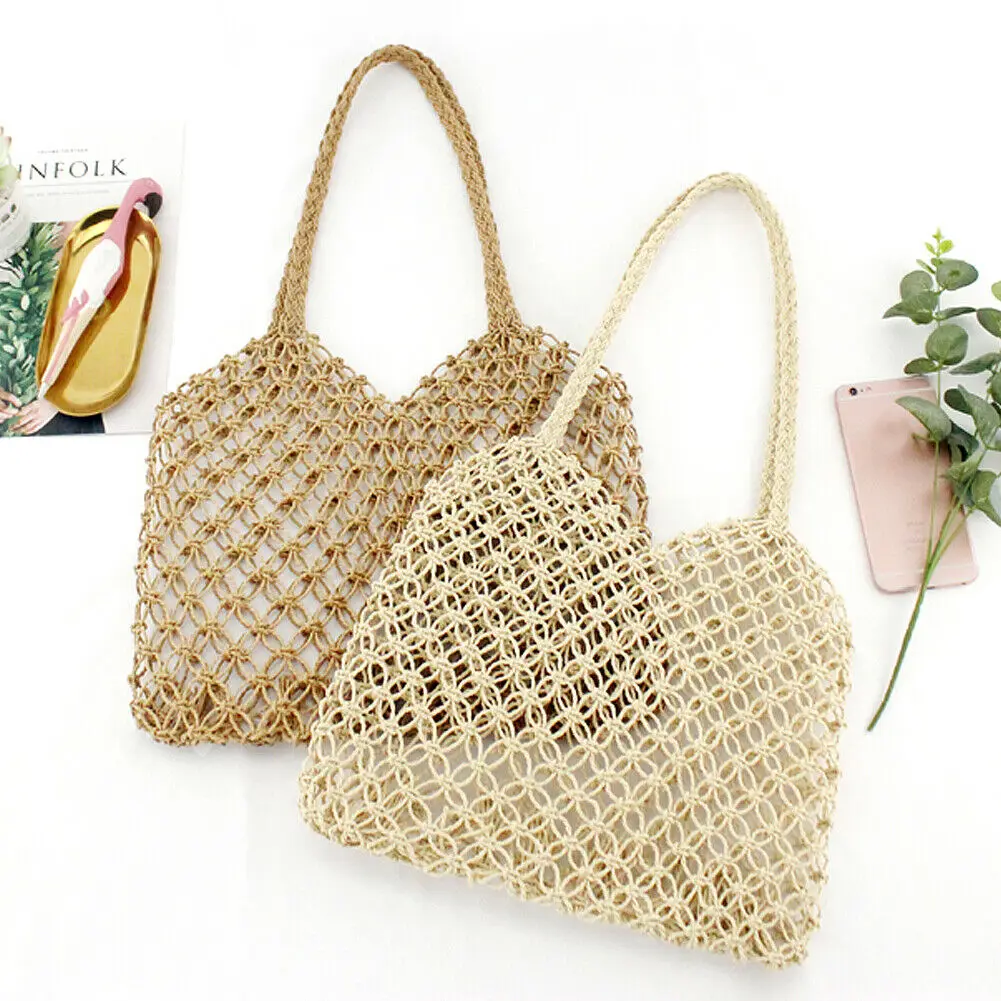 Casual Straw Tote Bags Women Bohemian Rattan Shoulder Bags Solid Hollow Out Handbags Beach Holiday Bags 2019
Casual Straw Tote Bags Women Bohemian Rattan Shoulder Bags Solid Hollow Out Handbags Beach Holiday Bags 2019