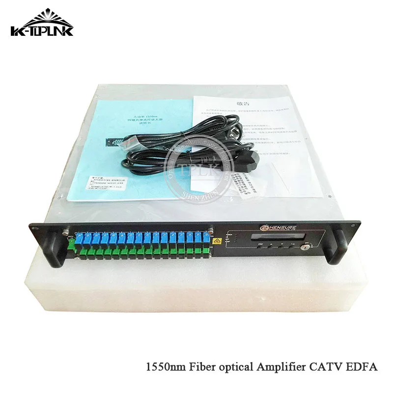 New CATV EDFA optical fiber Amplifier without WDM 1550nm 1U/ 80W 16port*17dbm sc/apc,sc/upc High power optical fiber Amplifier
New CATV EDFA optical fiber Amplifier without WDM 1550nm 1U/ 80W 16port*17dbm sc/apc,sc/upc High power optical fiber Amplifier