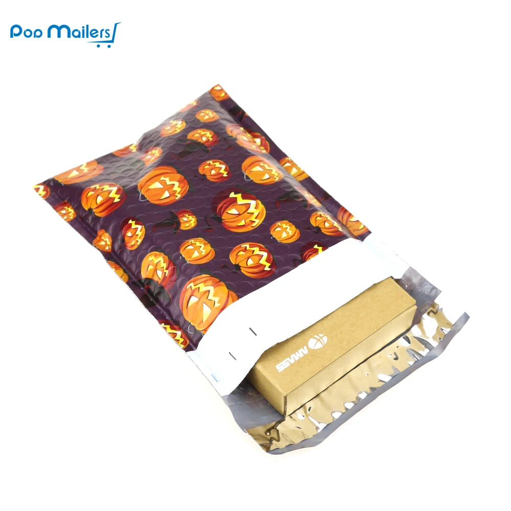 25pcs/175*228mm/6x9inch Usable space Halloween pumpkin lantern Poly bubble Mailer envelopes padded Mailing Bag Self Sealing
25pcs/175*228mm/6x9inch Usable space Halloween pumpkin lantern Poly bubble Mailer envelopes padded Mailing Bag Self Sealing