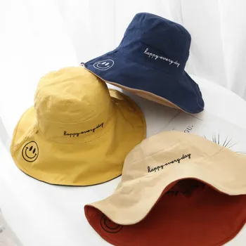 Smile Reversible Large Brim Bucket Hat With String Summer Beach Fishing Cap Summer Fishermen Panama Wide Brim Men Sun Hat Sunhat
Smile Reversible Large Brim Bucket Hat With String Summer Beach Fishing Cap Summer Fishermen Panama Wide Brim Men Sun Hat Sunhat