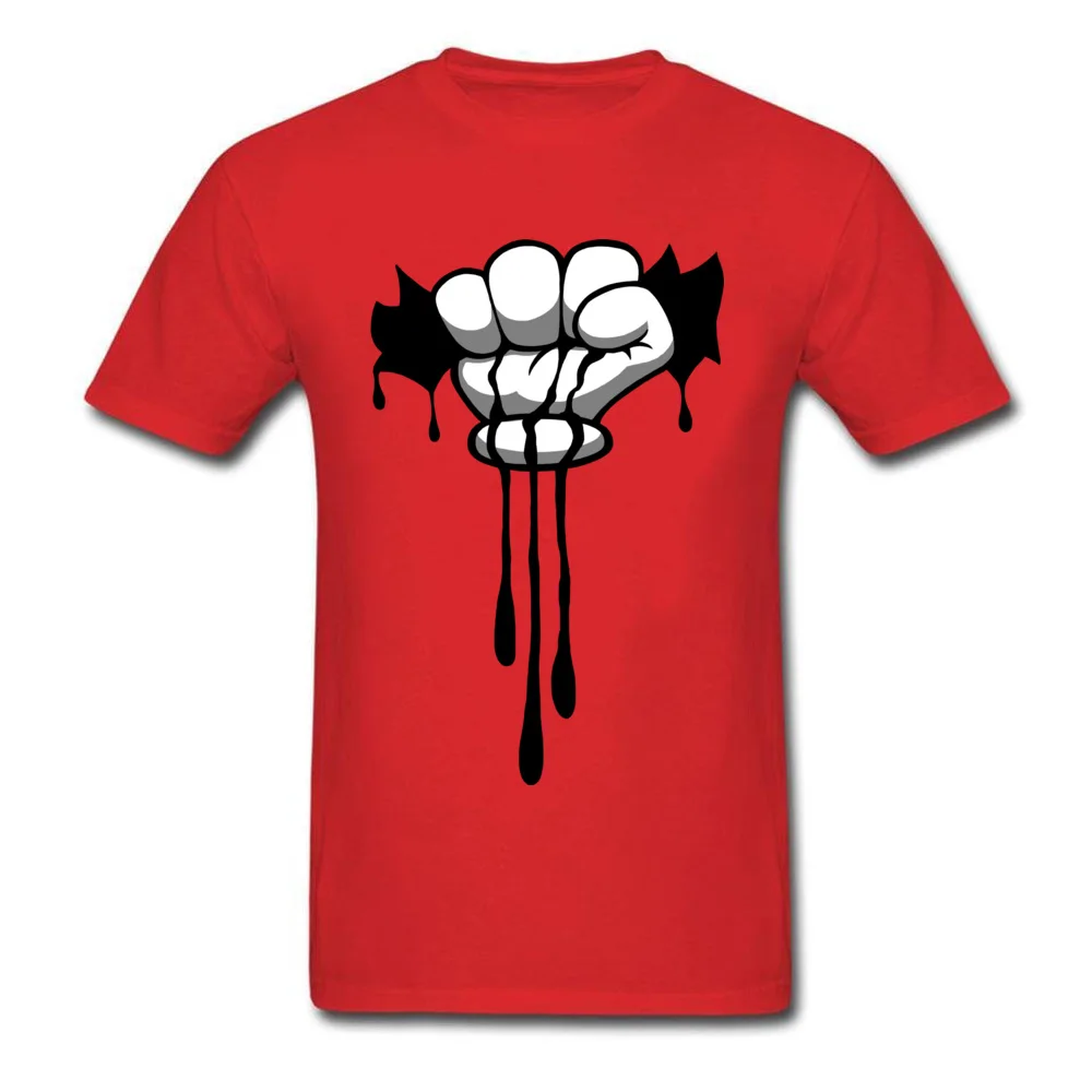 Cash In Hand Cotton Fabric Men's Short Sleeve Tees Leisure Summer T Shirt 3D Printed Top T-shirts Rife Crewneck Cash In Hand red