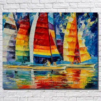 Modern Canvas 100% Hand Painted Sailing Landscape Palette Knife Oil Painting On Canvas For Living Room Decortion No Framed
Modern Canvas 100% Hand Painted Sailing Landscape Palette Knife Oil Painting On Canvas For Living Room Decortion No Framed