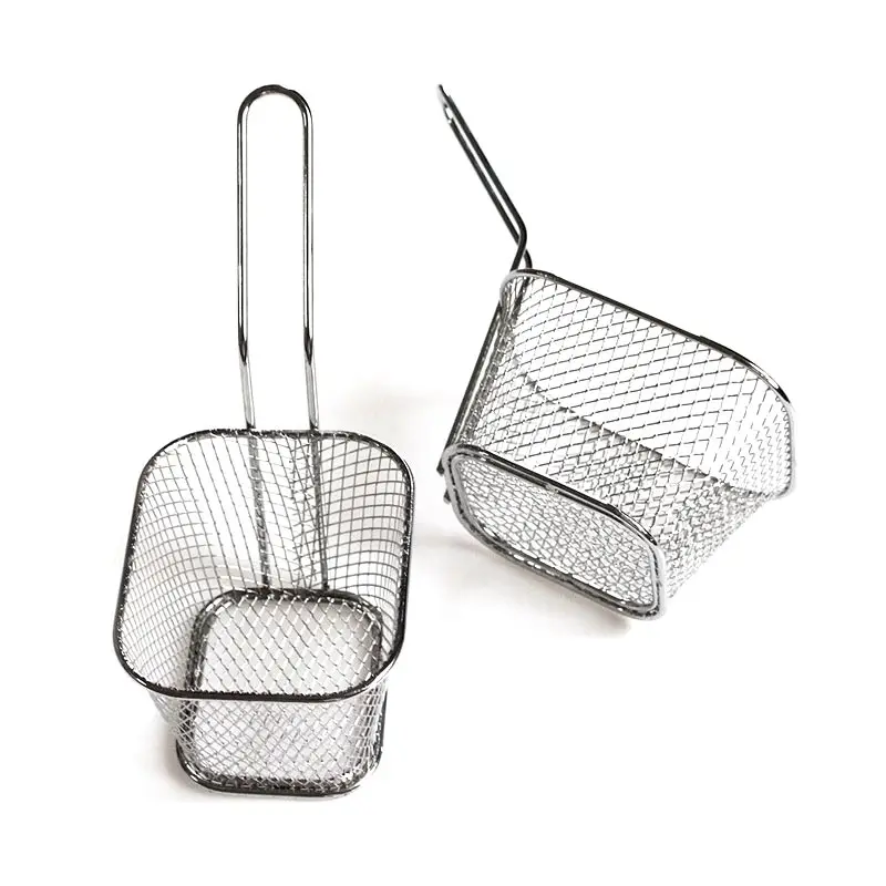 Novel Mini Frying Basket Mesh Stainless Steel Square Block French Fries Chips Strainer Net Kitchen Tool Shipping
Novel Mini Frying Basket Mesh Stainless Steel Square Block French Fries Chips Strainer Net Kitchen Tool Shipping