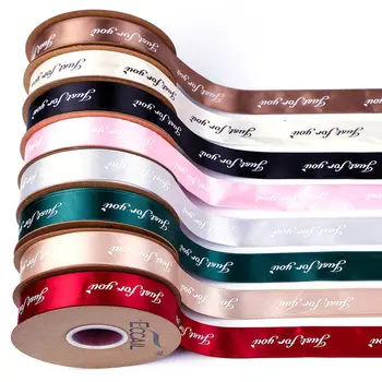 5M 25mm Just For You Printed Polyester Ribbon for Wedding Party Christmas Decoration DIY Craft Card Gifts Wrapping Bow Ribbons
5M 25mm Just For You Printed Polyester Ribbon for Wedding Party Christmas Decoration DIY Craft Card Gifts Wrapping Bow Ribbons