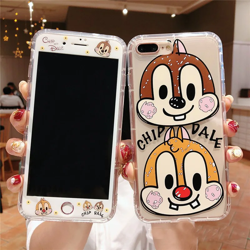 For iPhone 8plus Cute Chip dale goofy case & Tempered Glass Screen film For iPhone 7 7Plus 8 6 6S 6Splus Clear soft Cover
For iPhone 8plus Cute Chip dale goofy case & Tempered Glass Screen film For iPhone 7 7Plus 8 6 6S 6Splus Clear soft Cover