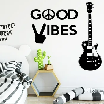 Interesting Guitar Wall Sticker House Decoration Accessories For Kids Children's Rooms Decoration Vinyl Art Decal
Interesting Guitar Wall Sticker House Decoration Accessories For Kids Children's Rooms Decoration Vinyl Art Decal