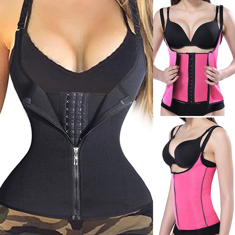 1PC Women Waist Trainer Body Shaper Zipper Underbust Workout Waist Corset Tummy Cincher Control Vest Corsets and Bustiers XS-4XL
1PC Women Waist Trainer Body Shaper Zipper Underbust Workout Waist Corset Tummy Cincher Control Vest Corsets and Bustiers XS-4XL