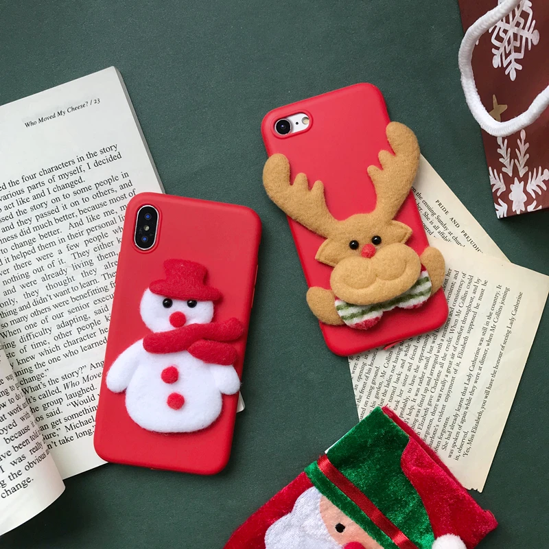 Christmas Elk Snowman Winter cute soft Silicone case for iphone 7 8 6 S X XR XS MAX cover for Samsung galaxy S8 S9 plus Note 8 9
Christmas Elk Snowman Winter cute soft Silicone case for iphone 7 8 6 S X XR XS MAX cover for Samsung galaxy S8 S9 plus Note 8 9
