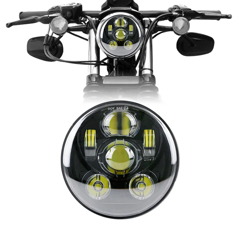 5.75" 5-3/4" Motorcycle Projector 45W Daymaker LED Lamp Headlight For Harley Sportster 883 1200, Iron 883, Dyna, Street Bob FXDB
5.75" 5-3/4" Motorcycle Projector 45W Daymaker LED Lamp Headlight For Harley Sportster 883 1200, Iron 883, Dyna, Street Bob FXDB