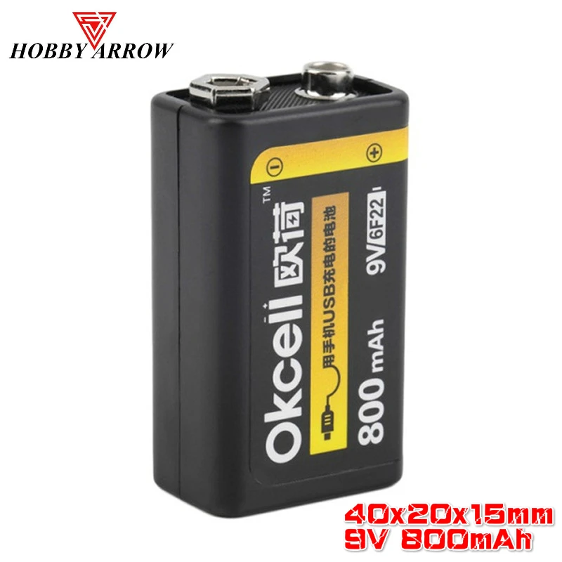 High Quality Micro 4x2x1.5cm OKCELL RC Helicopter Model Microphone 9V 800mAh USB Input Rechargeable Lithium Lipo Battery
High Quality Micro 4x2x1.5cm OKCELL RC Helicopter Model Microphone 9V 800mAh USB Input Rechargeable Lithium Lipo Battery