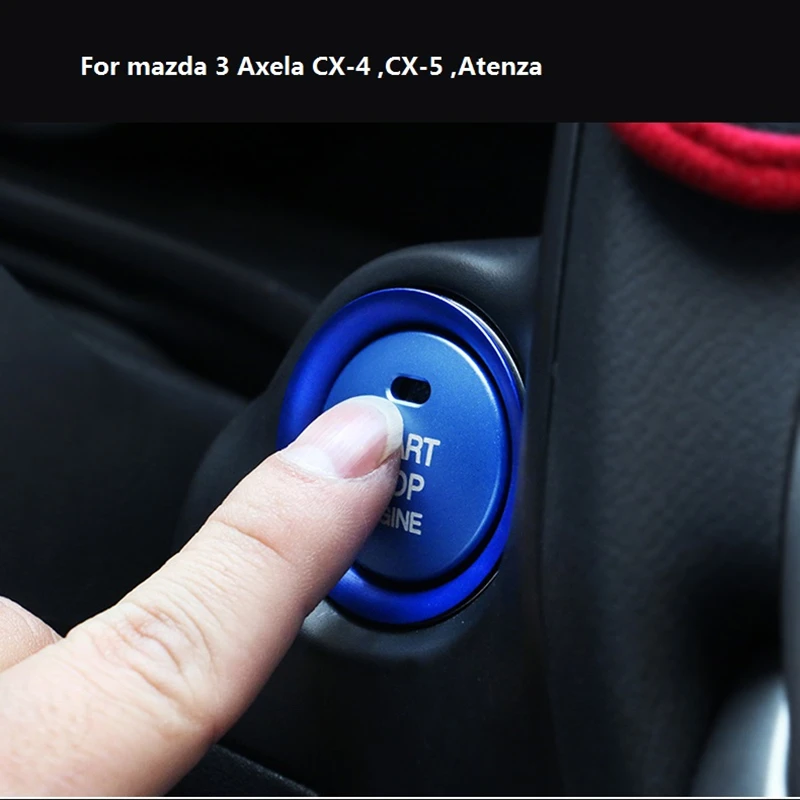 Car Engine START STOP Button Sticker Switch Engine Ignition Push Button Decorative Ring for Mazda 3 Axela CX-4 CX-5 ATENZA
Car Engine START STOP Button Sticker Switch Engine Ignition Push Button Decorative Ring for Mazda 3 Axela CX-4 CX-5 ATENZA