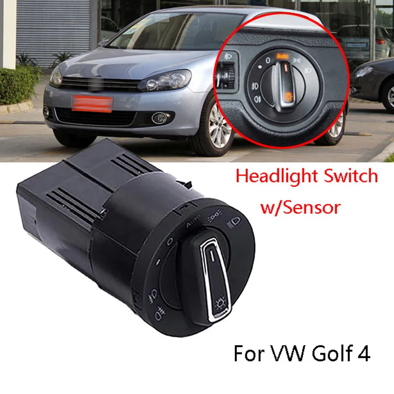 AUTO Headlight Fog lights Controller Switch Light Sensor Module For VolksWagen Golf 4
AUTO Headlight Fog lights Controller Switch Light Sensor Module For VolksWagen Golf 4
