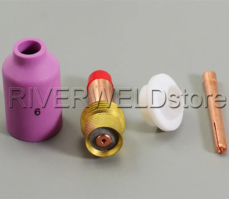 TIG Gas Lens KIT Size 1/16" 45V25 10N23 54N16 54N01 FIT TIG Welding Torch PTA DB SR WP17 18 26 Series 4pcs
TIG Gas Lens KIT Size 1/16" 45V25 10N23 54N16 54N01 FIT TIG Welding Torch PTA DB SR WP17 18 26 Series 4pcs