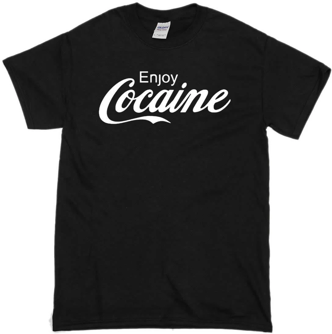 2019 Fashion New Enjoy Cocaine Adult Novelty Humor Funny Ironic Joke Party Logo Coke Shirt Tees
2019 Fashion New Enjoy Cocaine Adult Novelty Humor Funny Ironic Joke Party Logo Coke Shirt Tees