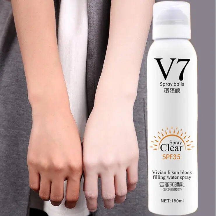180ml Face Skin Whitening Spray Sunscreen Cream Protetor Whitening Uv Radiation Solar Sunscreen Cream body Sunblock Lotion
180ml Face Skin Whitening Spray Sunscreen Cream Protetor Whitening Uv Radiation Solar Sunscreen Cream body Sunblock Lotion