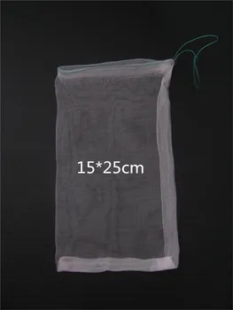 100pcs/lot-15*25cm 40 Mesh Nylon bag,Fish Fruit wristband bag,Insect birds pest filter bag,Rice seed soaking,Seed storage bag
100pcs/lot-15*25cm 40 Mesh Nylon bag,Fish Fruit wristband bag,Insect birds pest filter bag,Rice seed soaking,Seed storage bag