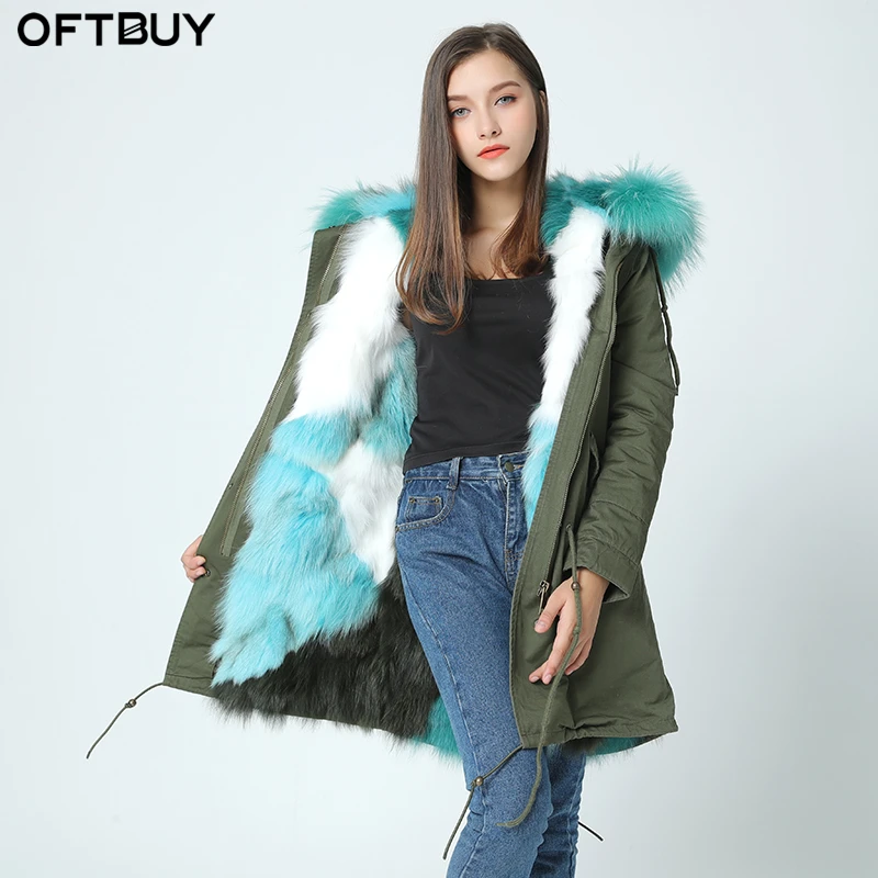 OFTBUY 2019 new parka fur coat winter jacket women genuine natural fox real fur coat real Raccoon Fur Collar Thick Warm parkas
OFTBUY 2019 new parka fur coat winter jacket women genuine natural fox real fur coat real Raccoon Fur Collar Thick Warm parkas