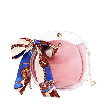 2020 New Fashion Jelly Bag for Women Small Sling Shoulder Pack With Scarf Chain Female Girls Transparent Crossbody Messenger Bag
2020 New Fashion Jelly Bag for Women Small Sling Shoulder Pack With Scarf Chain Female Girls Transparent Crossbody Messenger Bag