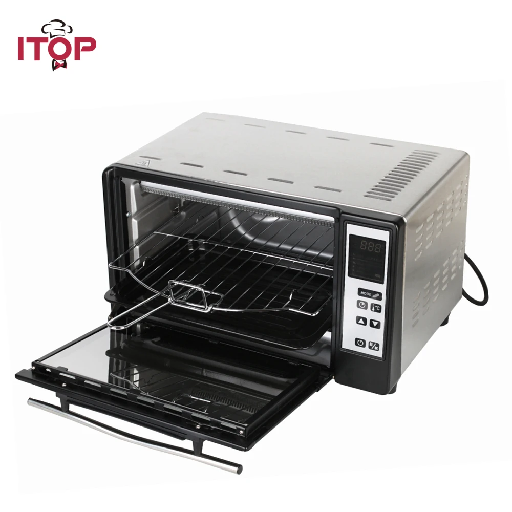 ITOP New 10L Household Infrared Oven electric timer making biscuits bread cake pizza Cookies baking machine 1300W EU Plug
ITOP New 10L Household Infrared Oven electric timer making biscuits bread cake pizza Cookies baking machine 1300W EU Plug