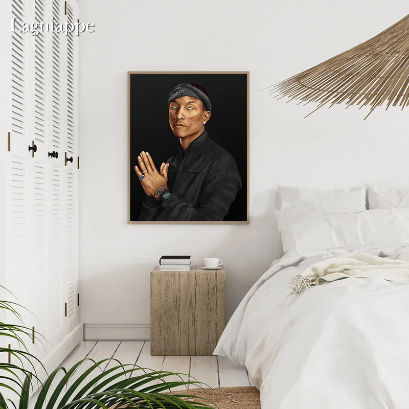 Pharrell Williams rapper hiphop modern Home living Room Bedroom Decor Print Poster Picture Painting Wall Art Canvas
Pharrell Williams rapper hiphop modern Home living Room Bedroom Decor Print Poster Picture Painting Wall Art Canvas