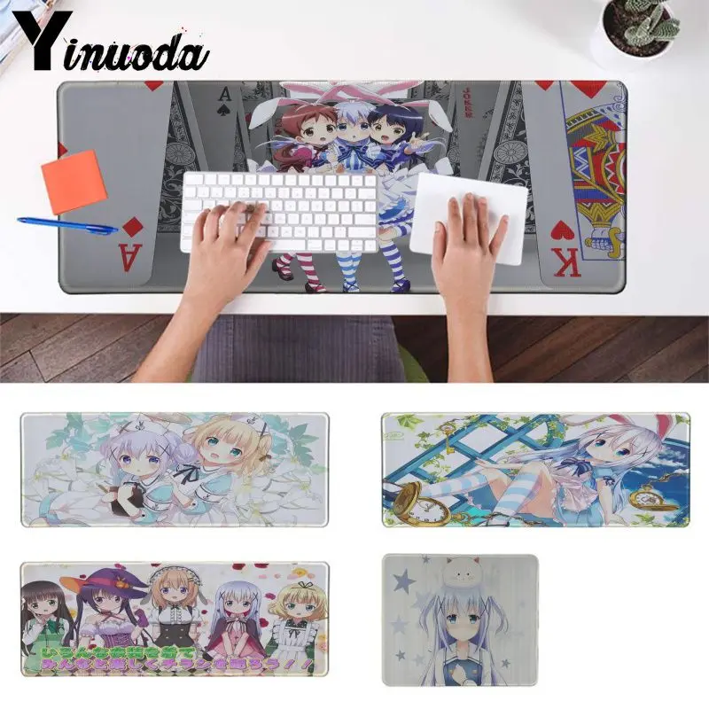 Yinuoda A Rabbit Hoto Kokoa Kafuu Chino anime Gaming Player desk laptop Mouse Mat Office Mice Gamer Lockedge Mouse Pad gamer
Yinuoda A Rabbit Hoto Kokoa Kafuu Chino anime Gaming Player desk laptop Mouse Mat Office Mice Gamer Lockedge Mouse Pad gamer