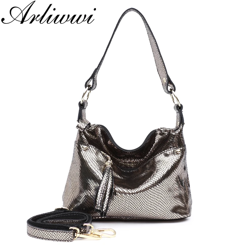 Arliwwi Brand Designer REAL LEATHER Shiny Snakeskin Pattern Embossed Shoulder Handbags Summer Functional Women Metallic Bags
Arliwwi Brand Designer REAL LEATHER Shiny Snakeskin Pattern Embossed Shoulder Handbags Summer Functional Women Metallic Bags