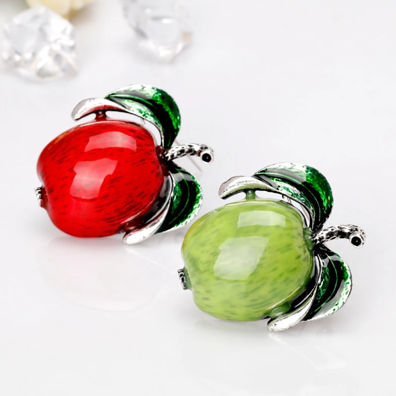 Alloy Enamel Apple Brooches Collar Pins Corsage Badges Jewelry Women Dress Accessories
Alloy Enamel Apple Brooches Collar Pins Corsage Badges Jewelry Women Dress Accessories