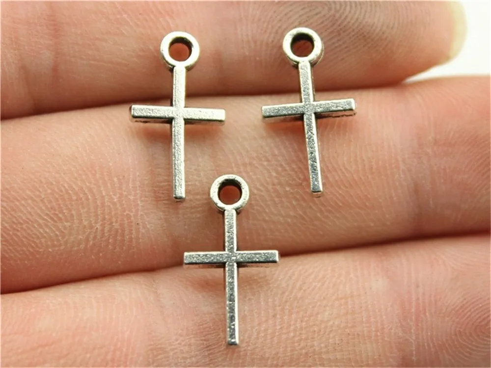 WYSIWYG 10pcs 18x10mm Mini Cross Pendants Charms Cross Small Pendants Small Cross DIY For Jewelry Making 
WYSIWYG 10pcs 18x10mm Mini Cross Pendants Charms Cross Small Pendants Small Cross DIY For Jewelry Making