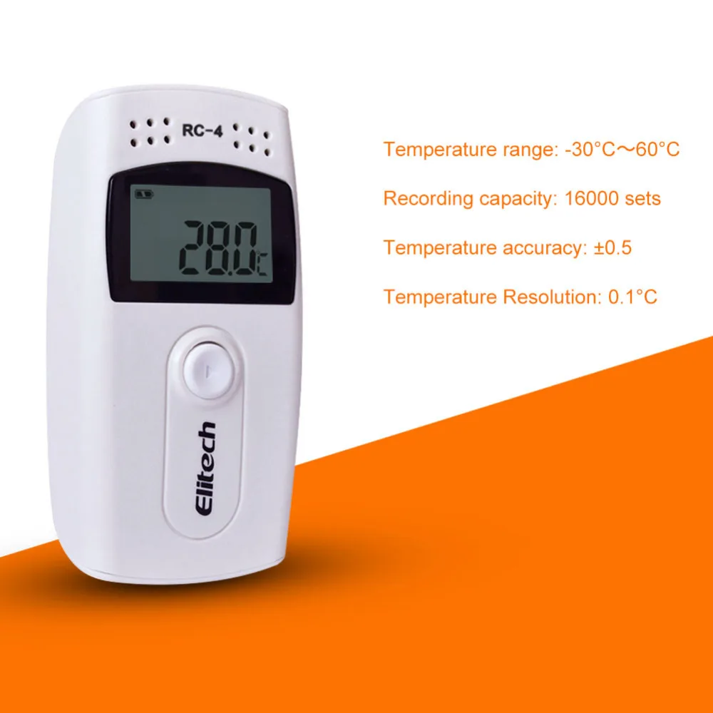 5 Pieces/Lot RC-4 USB Automatic Temperature Data Logger Built-in NTC Sensing for Medical Warehouse Greenhouse and Cold Storage
5 Pieces/Lot RC-4 USB Automatic Temperature Data Logger Built-in NTC Sensing for Medical Warehouse Greenhouse and Cold Storage
