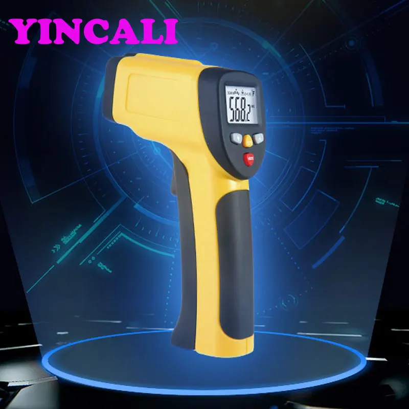 3 Pieces Wide Range HT-816 Compact Digital Infrared Thermometer handheld IR Thermometer Measure Range -50~650 Degree
3 Pieces Wide Range HT-816 Compact Digital Infrared Thermometer handheld IR Thermometer Measure Range -50~650 Degree