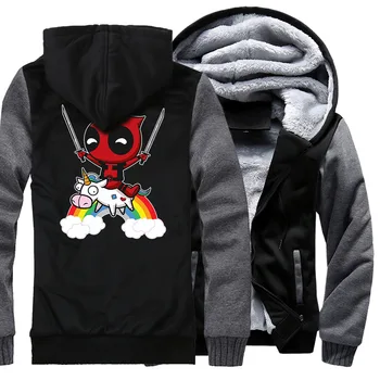 Funny Streetwear Hoody Print DEADPOOL Cartoon Jacket Men 2018 Autumn Winter Zipper Sweatshirt Harajuku Tracksuit Men's Hoodies
Funny Streetwear Hoody Print DEADPOOL Cartoon Jacket Men 2018 Autumn Winter Zipper Sweatshirt Harajuku Tracksuit Men's Hoodies