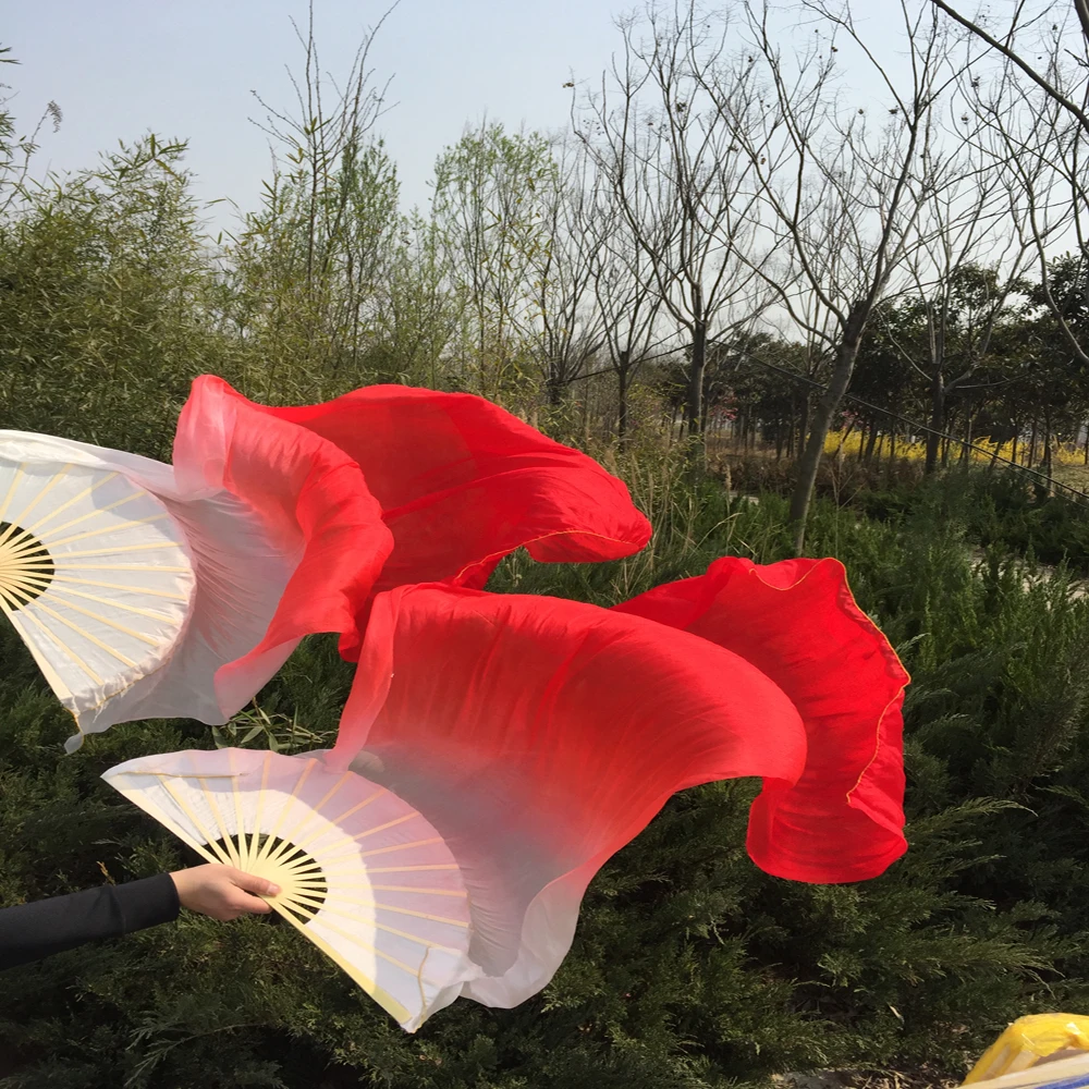 New Arrival 6ft size 1pair=1L+1R 100% real silk fan veils for bellydancing profession silk dancing fan veil,factory price
New Arrival 6ft size 1pair=1L+1R 100% real silk fan veils for bellydancing profession silk dancing fan veil,factory price