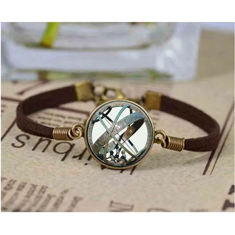 Astronomical Sundial Globe bracelet Astronomy bracelets Aqua Bronze Astrological Vintage Astronomy Science Jewelry
Astronomical Sundial Globe bracelet Astronomy bracelets Aqua Bronze Astrological Vintage Astronomy Science Jewelry