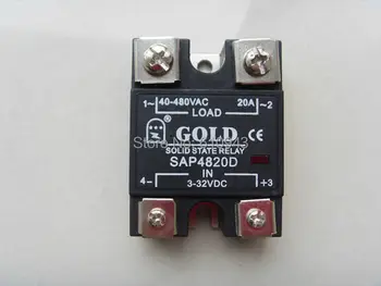 20A SSR,input 3-32V DC output 40-480VAC single phase ssr solid state relay Free Shipping
20A SSR,input 3-32V DC output 40-480VAC single phase ssr solid state relay Free Shipping