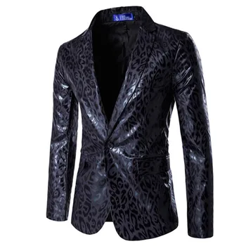 Men's Casual Boutique Nightclub Party Leopard Suit / Male European American Style One Button Personalized Print Blazer Coat
Men's Casual Boutique Nightclub Party Leopard Suit / Male European American Style One Button Personalized Print Blazer Coat