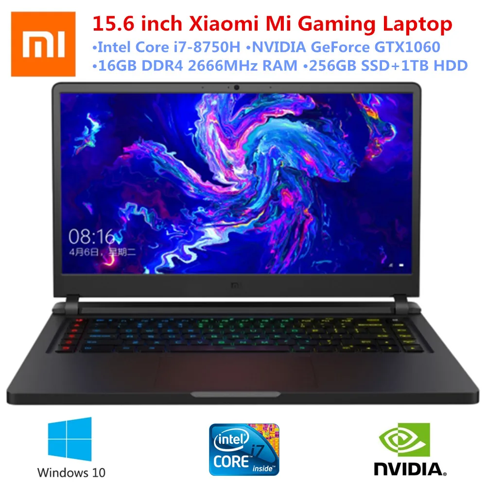 15.6 inch Xiaomi Mi Gaming Laptop Intel Core i7-8750H GTX1060 Dedicated Card 16GB RAM 256GB SSD 1TB HDD Windows 10 PC Notebook
15.6 inch Xiaomi Mi Gaming Laptop Intel Core i7-8750H GTX1060 Dedicated Card 16GB RAM 256GB SSD 1TB HDD Windows 10 PC Notebook